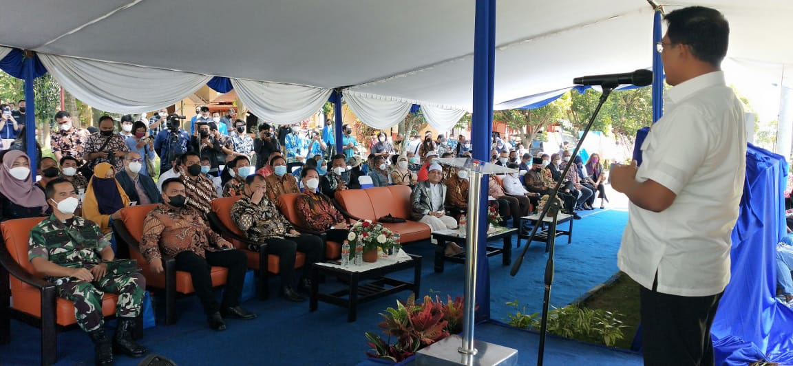 Kepala Staf Kepresidenan RI Jenderal TNI (Purn.) Dr. H. Moeldoko, S.I.P. memberikan sambutan. Foto: ist