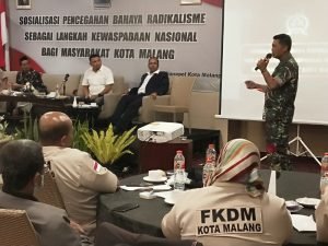 Kasdim sampaikan materi kebangsaan