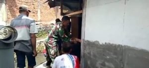 Kodim bantu perbaikan rumah