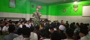 Babinsa berikan materi Wasbang