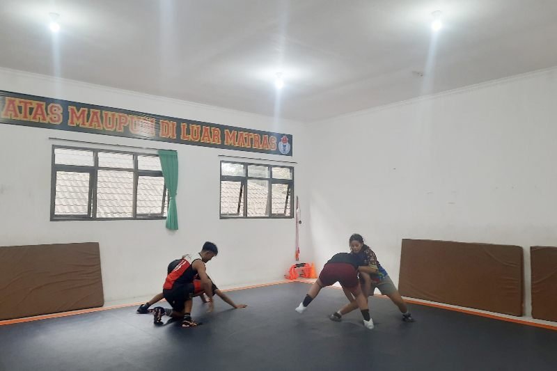 Intensif Latihan, Gulat Kota Malang Bidik Emas di Porprov IX Jatim