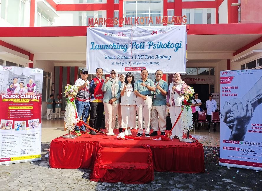 Gandeng PMI Kota Malang, Indonesia Sehat Jiwa Luncurkan Poli Psikologi di Klinik Pratama