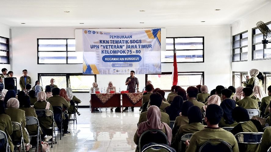 Pembukaan KKN SDGs UPN “Veteran” Jawa Timur 2025 di Kecamatan Rungkut: 180 Mahasiswa Siap Dukung Ekonomi Kreatif