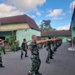 Tingkatkan Profesionalisme Prajurit, Kodim 0833 Gelar Latihan Pencak Silat Militer