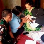 Babinsa dampingi imunisasi Balita