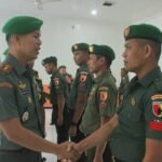 Resmi Bergabung, Dandim 0833 Pimpin Korps Raport Prajurit Baru