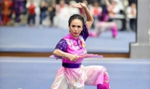 Krisdayanti Latihan Wushu Diva Krisdayanti, Wakili Indonesia di Kejuaraan Wushu Internasional di China
