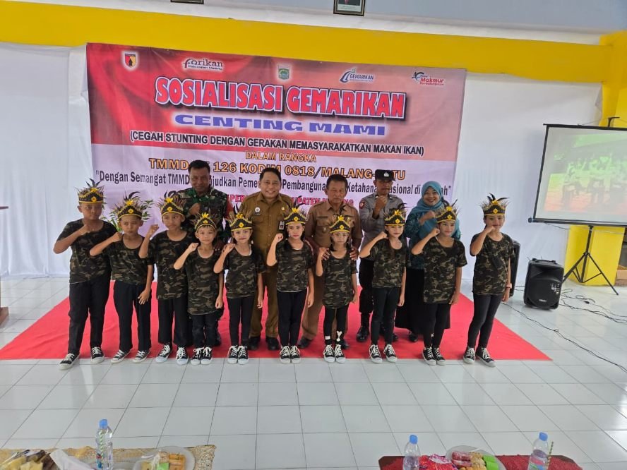 TMMD ke-126 Kodim 0818: Gelar Sosialisasi Gemarikan di Desa Lebakharjo