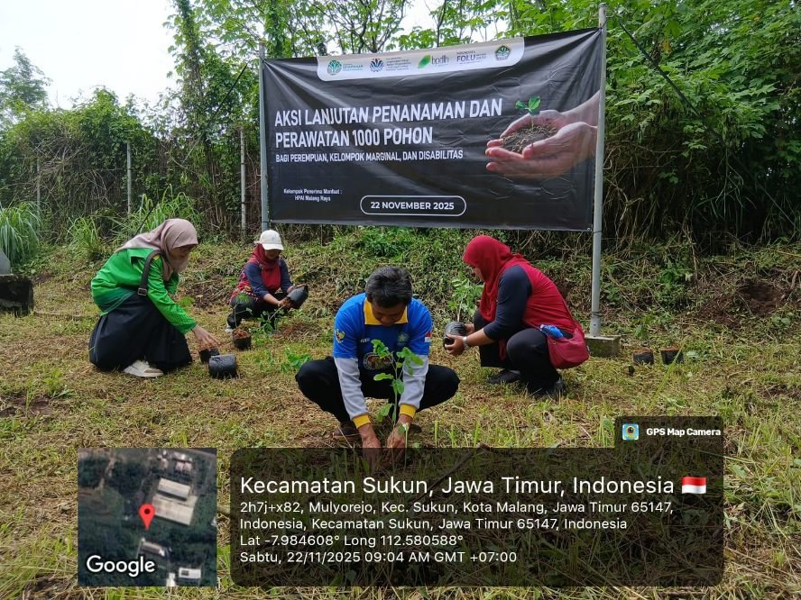 HPAI Malang Raya Tanam 2.200 Pohon Dukung Program FOLU Net Sink 2030