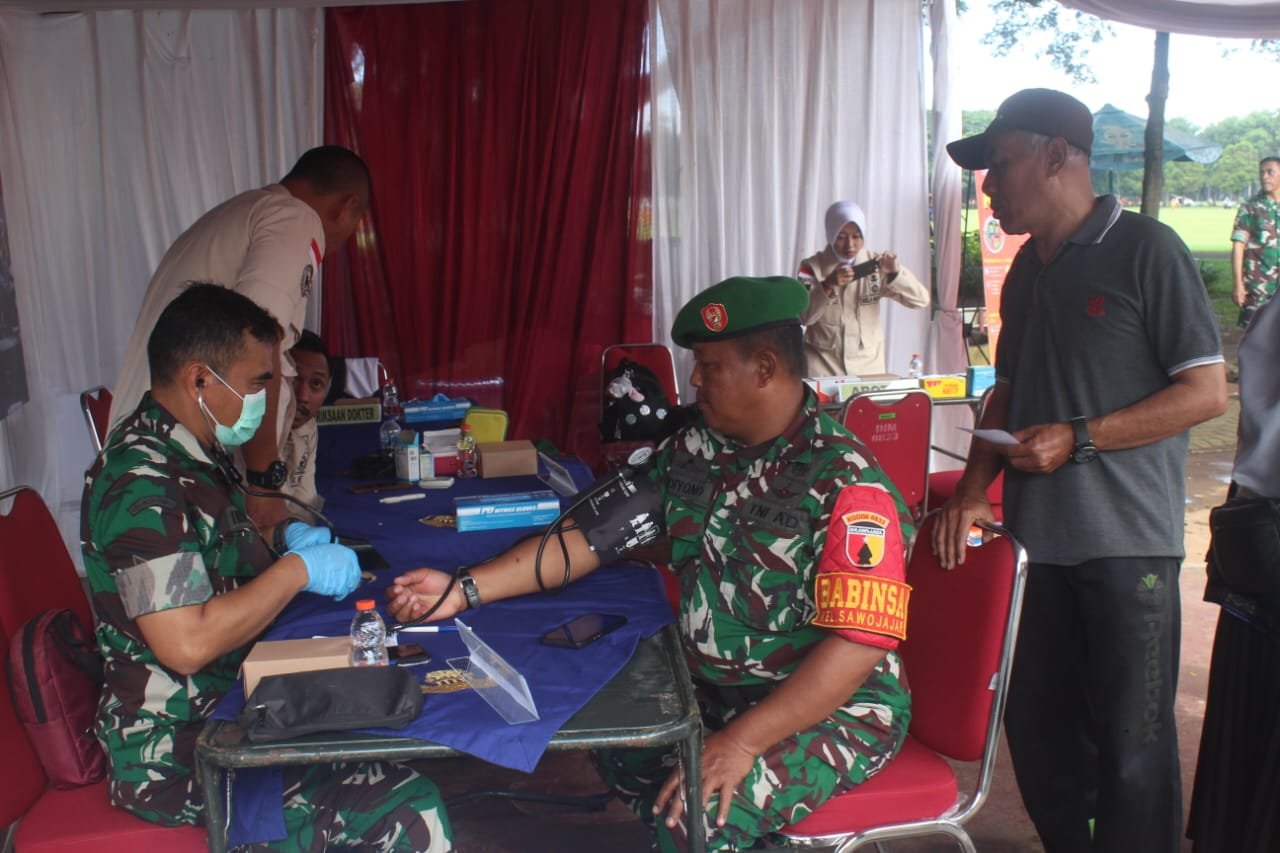 Hari Juang TNI AD ke-80, Kodim 0833/Kota Malang Gelar Bakti Kesehatan