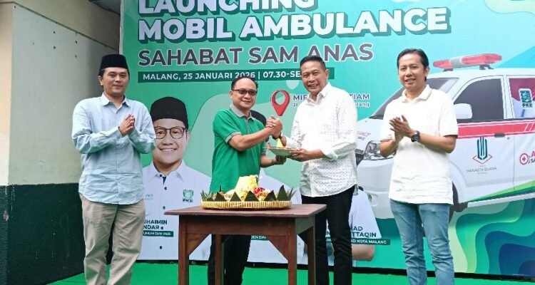 Ambulance Sahabat Sam Anas Diluncurkan, Sekjen PKB dan Wali Kota Malang Beri Apresiasi