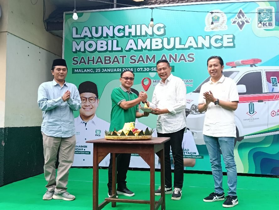 Ambulance Sahabat Sam Anas Diluncurkan, Sekjen PKB dan Wali Kota Malang Beri Apresiasi