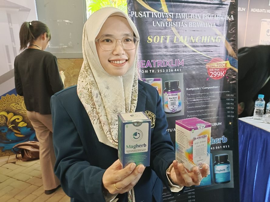 Pusat Inovasi Jamu dan Biofarmaka UB Luncurkan Dua Produk Herbal, Beatrixlim dan Magherb