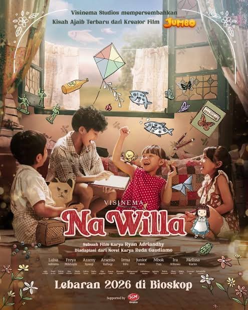 Dari Novel ke Layar Lebar, Film Keluarga 'Na Willa' Siap Hangatkan Libur Lebaran 2026