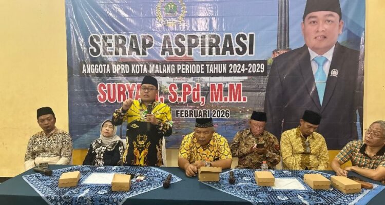 Reses di Madyopuro, Suryadi Dorong Program Rp50 Juta per RT Dikelola Lewat BUMRT