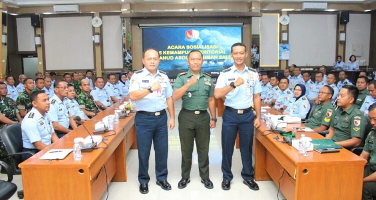 Lanud Abdulrachman Saleh Gelar Sosialisasi 5 Kemampuan Teritorial