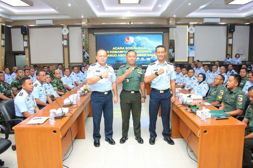Lanud Abdulrachman Saleh Gelar Sosialisasi 5 Kemampuan Teritorial