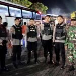 Babinsa Blimbing Monitoring Pemberangkatan Calon Jamaah Haji Kota Malang