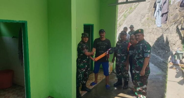 Kodim 0833 Kota Malang Intensifkan Program Jambanisasi untuk Warga Kampung Putih