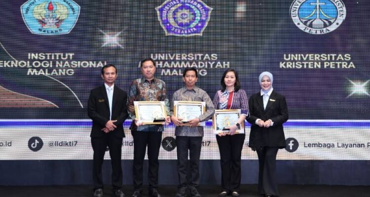 ITN Malang Raih 3 Penghargaan Anugerah Kampus Unggulan LLDIKTI VII 2026, Unggul di Hilirisasi Riset dan Tata Kelola