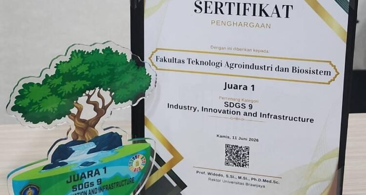 FTAB Juara SDGs 9 di ICSDGs 2026, Perkuat Inovasi Agroindustri Berkelanjutan