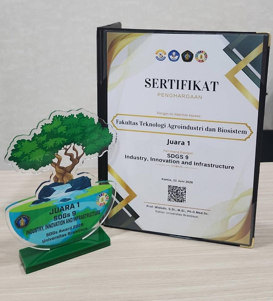 FTAB Juara SDGs 9 di ICSDGs 2026, Perkuat Inovasi Agroindustri Berkelanjutan