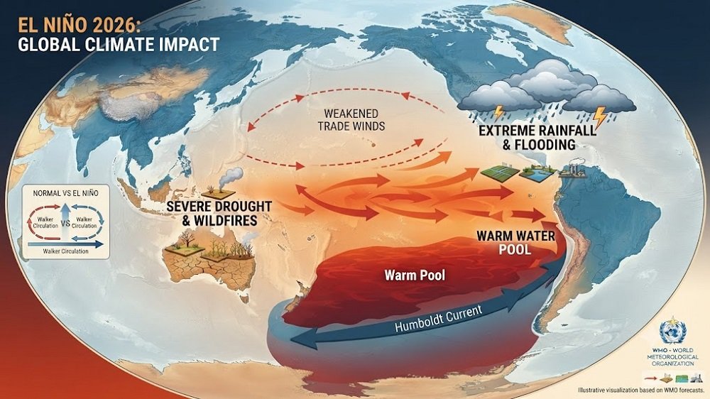El Nino Menguat, WMO Serukan Kesiapsiagaan Hadapi Cuaca Ekstrem