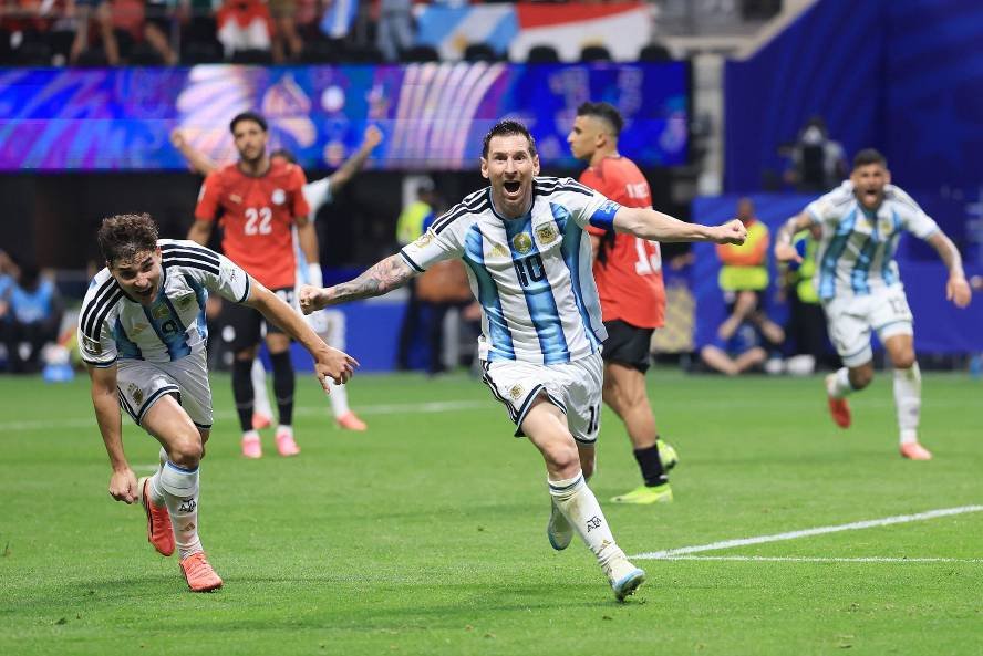 Argentina Bungkam Mesir 3-2, Segel Tiket Perempat Final