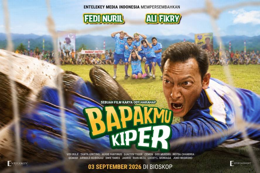 Mengangkat Sepak Bola Tarkam, Film Komedi "Bapakmu Kiper" Siap Tayang September 2026