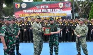 Uji Petik Pencak Silat Militer, Dankodiklat TNI AD Kunjungi Kodim 0833/Kota Malang