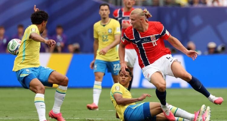 Dua Gol Haaland Bawa Norwegia Singkirkan Brasil dari Piala Dunia 2026