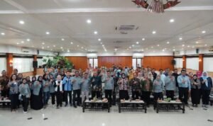 Peserta Workshop ASPIKOM Jatim Gandeng Unmer Malang Gelar Workshop “Strategi Raih Akreditasi Unggul LAMSPAK 2.0”