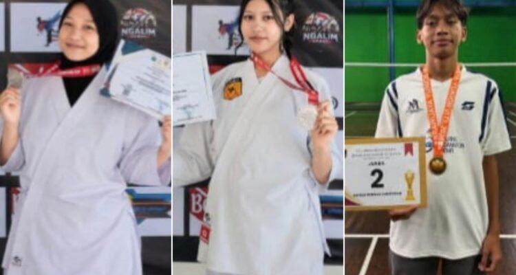 Tiga Siswa SMAN 6 Malang Borong Prestasi di Kejuaraan Karate dan Bulu Tangkis