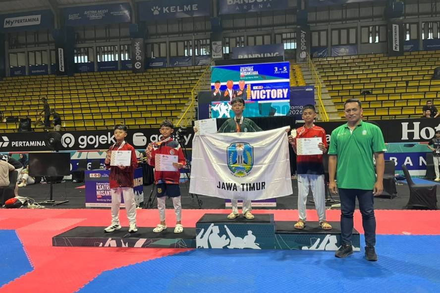 Taekwondo Jatim Dominasi Hari Pertama International Ksatria Nusantara PBTI Series 4, Borong 6 Medali