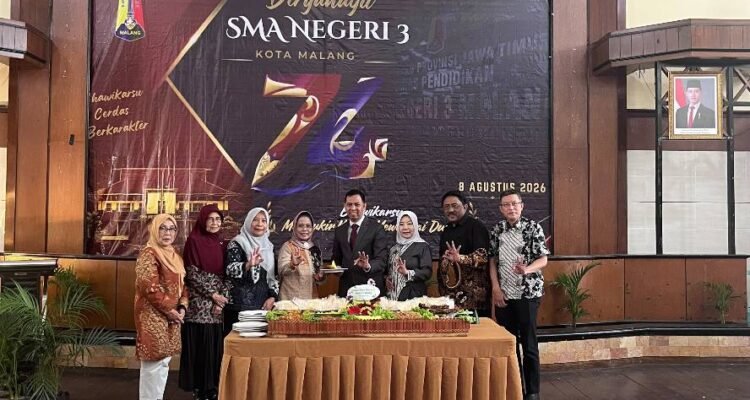 HUT SMAN 3 Malang, Sri Untari Tekankan Penguatan Pendidikan Karakter dan Prestasi Siswa