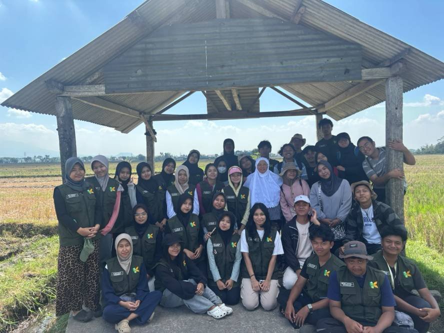 Dukung SDGs, KKN FBiPK UB Optimalkan Pematang Sawah