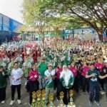 Panggung 'Senam Kreasi HaHa HiHi' Satukan Warga Kota Malang, 60 Tim Tampil Kreatif Rayakan HUT RI