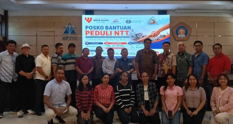 UWK Malang Buka Posko Peduli NTT, Sasar Wilayah Terdampak yang Belum Maksimal Dapat Bantuan