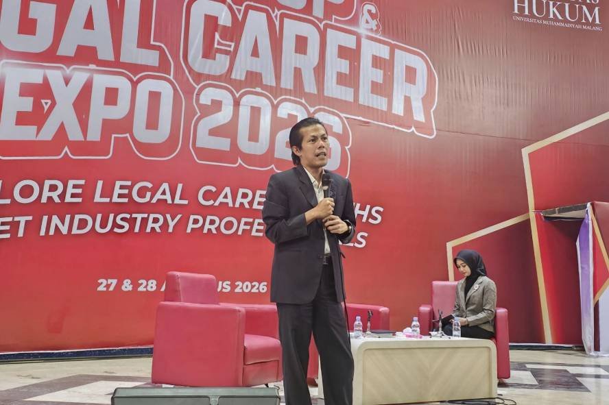 Sekjen DPN PERADI SAI Apresiasi Legal Career Expo FH UMM, Layak Ditiru Perguruan Tinggi Lain
