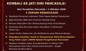 9 Seruan LPKAN Jelang Hari Kesaktian Pancasila, Soroti Hoaks hingga Kepatuhan LHKPN