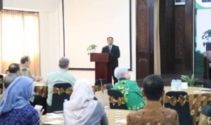 Dekan FBiPK berikan sambutan UB Gelar ICTAFI 2026, Bahas Agroforestri Tropis hingga Kesehatan Tanah