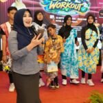 Bawa Kecerian di Safe Workout, Ning Lia Ajak Anak Berkebutuhan Khusus Berani Berkarya dan Berprestasi