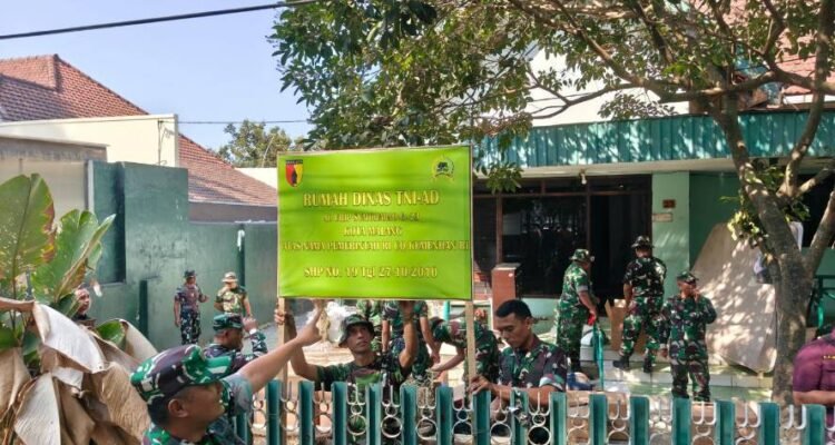 Kodim 0833/Kota Malang Tertibkan Rumah Dinas dengan Humanis dan Persuasif