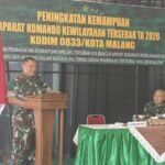 Kodim 0833 Malang Asah Kemampuan Babinsa Kuasai Lima Kemampuan Teritorial