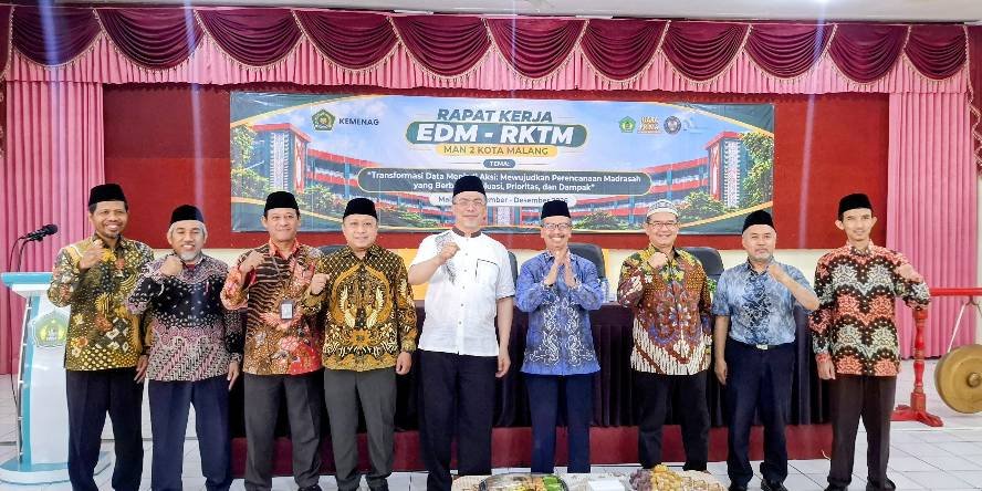 Gus Shampton Buka EDM-RKTM MAN 2 Kota Malang, Tekankan Pentingnya Data