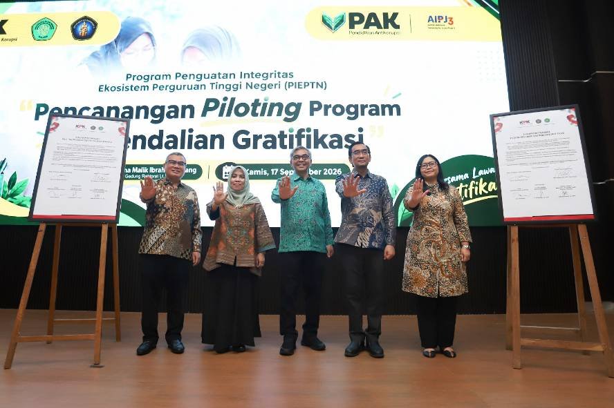 Rektor UB dan UIN Bersama Ketua KPK Gendeng KPK, UB dan UIN Malang Jadi Piloting Program Pengendalian Gratifikasi
