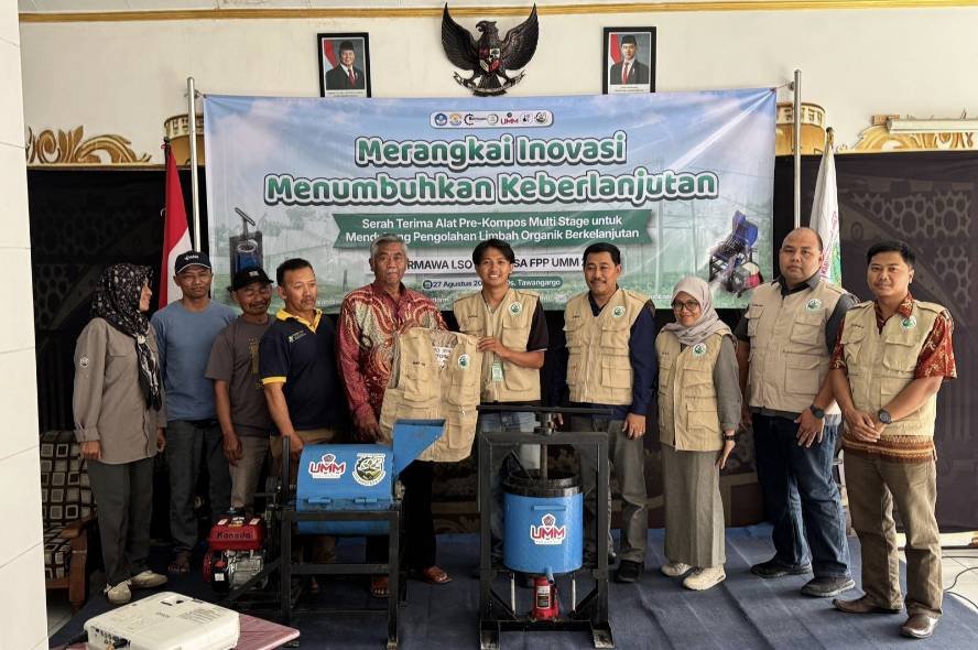 Mahasiswa UMM Pangkas Waktu Pengomposan hingga 80 Persen dengan Teknologi MultiStage