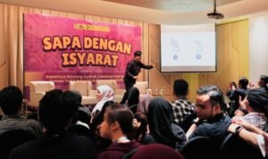 Talkshow Indahnya Bincang Isyarat Grand Mercure Malang Mirama Gandeng Omah Gembira Gelar Kelas Bahasa Isyarat