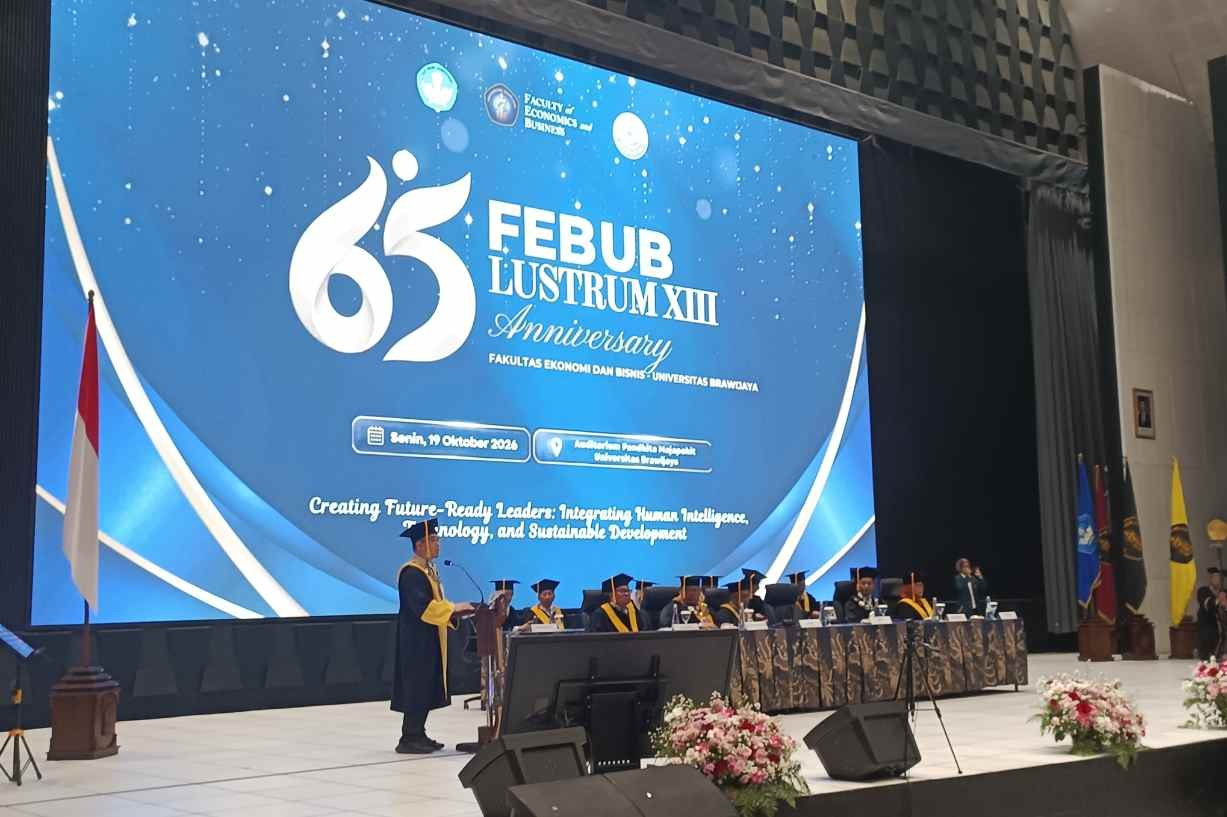 Dies Natalis FEB UB Dies Natalis ke-65, FEB UB Catat Serapan Lulusan 100 Persen pada 2025