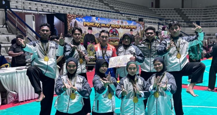 Delapan Mahasiswa UMM Borong Gelar Juara di Ajang Pencak Silat International Indonesia Open